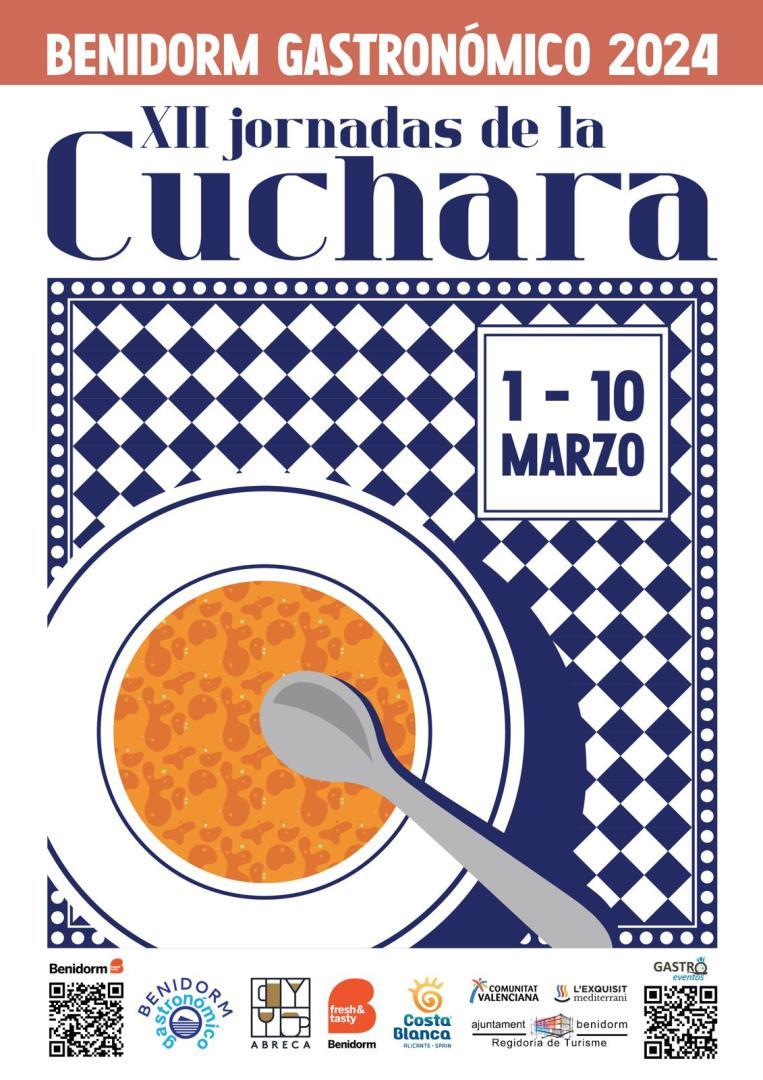 Cartel XII Jornadas de la Cuchara de Benidorm